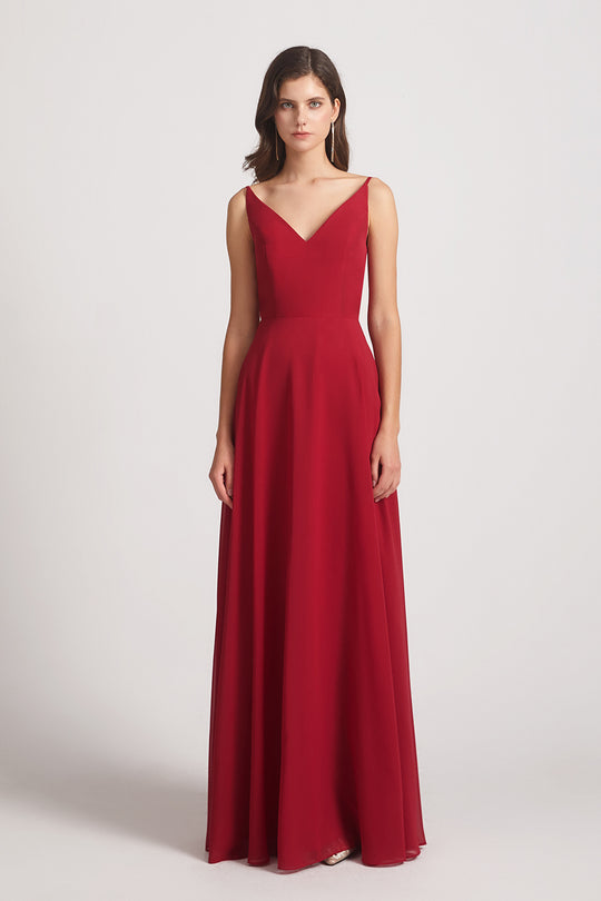 Chiffon Bridesmaid Dresses - Long& Short | Alfabridal.com – AlfaBridal