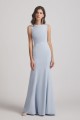 Jewel Sleeveless Open Back Trumpet Gown