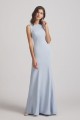 Jewel Sleeveless Open Back Trumpet Gown