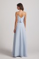 Spaghetti Straps V-Neck Maxi Gown with A-Line Skirt