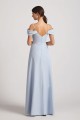 Maxi Length Cold Shoulder A-Line Bridesmaid Dresses