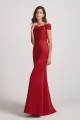 Spaghetti Straps Satin Floor Length Cold Shoulder Bridesmaid Dresses