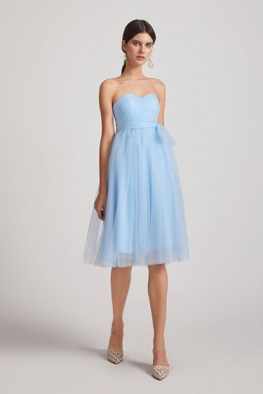 Short Tulle Sweetheart Bridesmaid Dresses