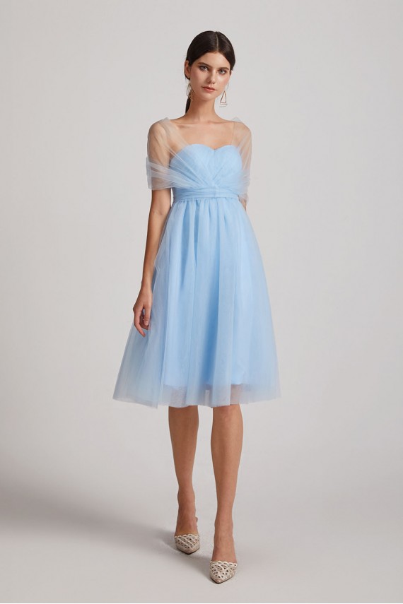 Short  Tulle Sweetheart Bridesmaid Dresses